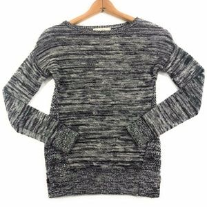 Ann Taylor LOFT Women's Sweater Gray Crewneck, XS